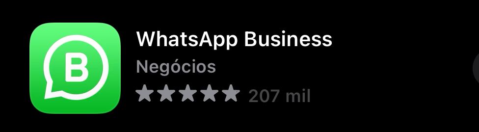 WhatsApp Business - Conta comercial