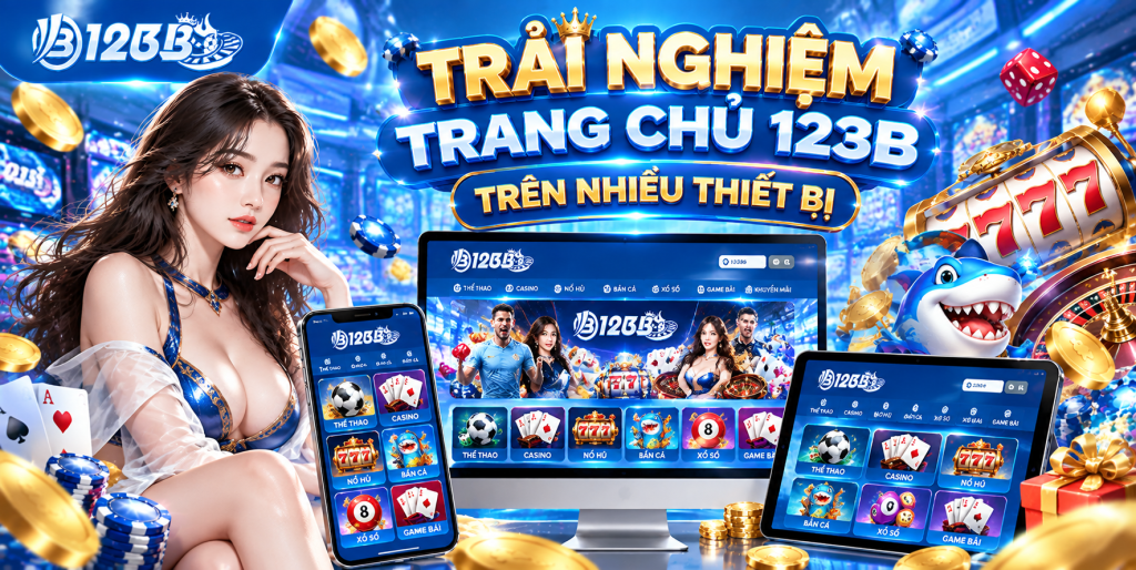 Trải Nghiệm Trang Chủ 123B Trên Nhiều Thiết Bị