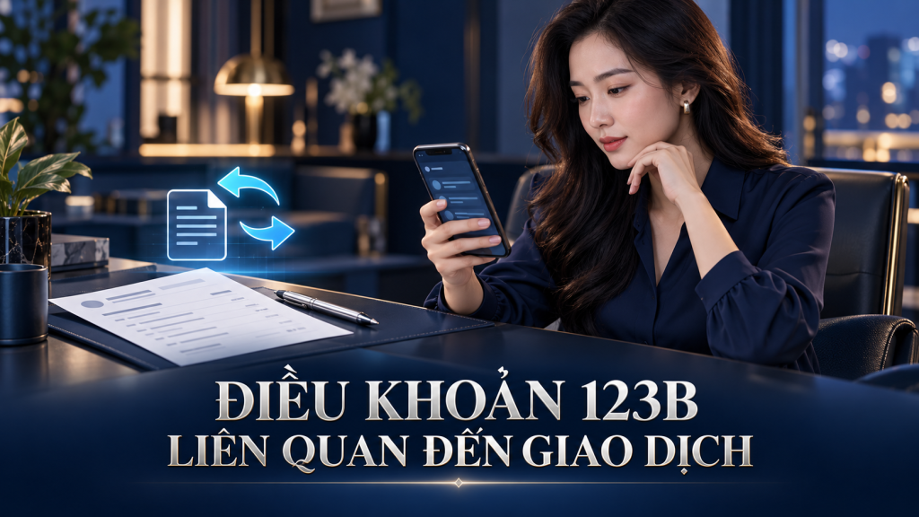 Điều Khoản 123B Liên Quan Đến Giao Dịch